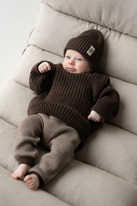 Legginsy merino STRIPES