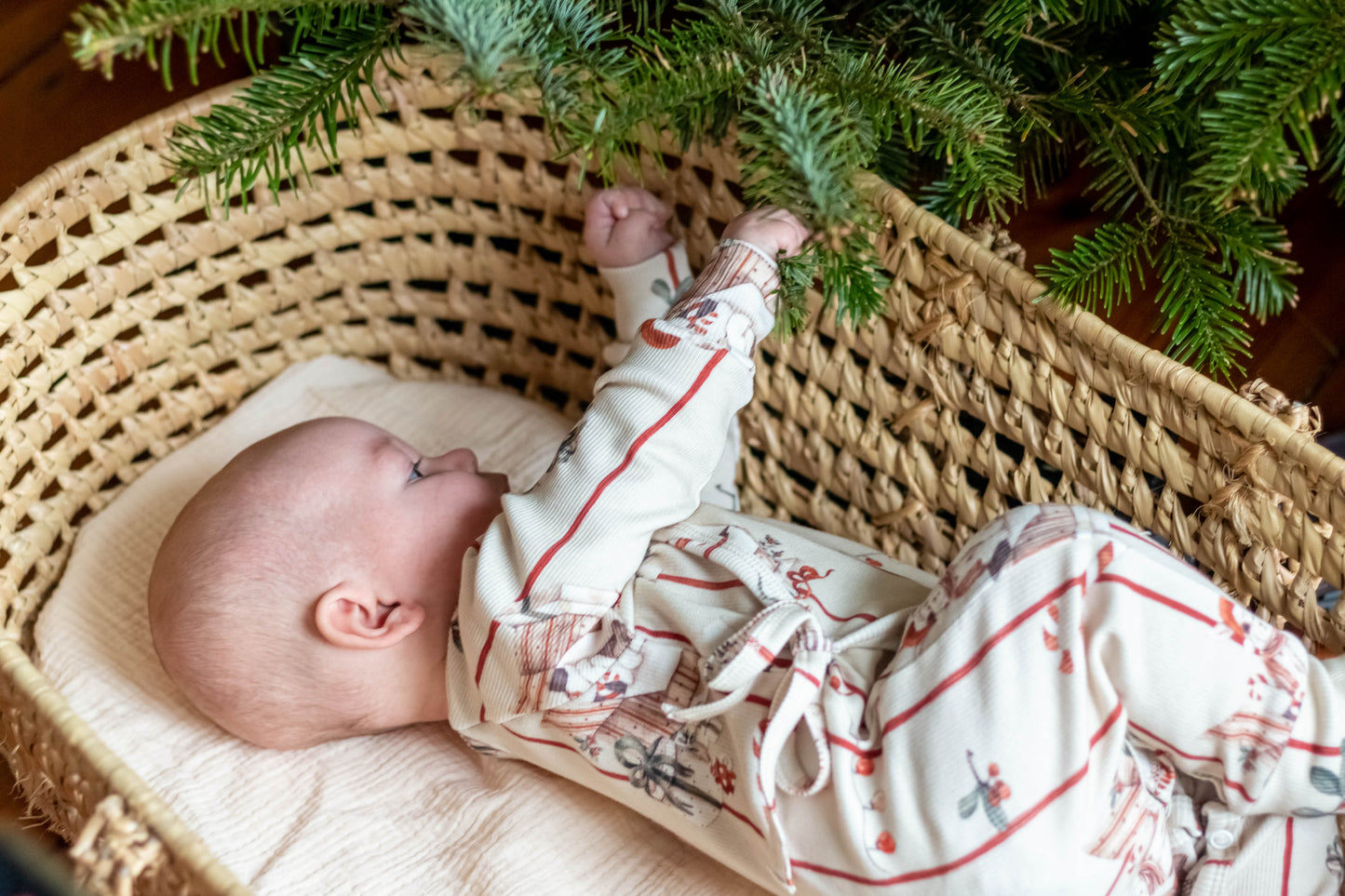 Rompers kopertowy ZIMOWE KRÓLIKI