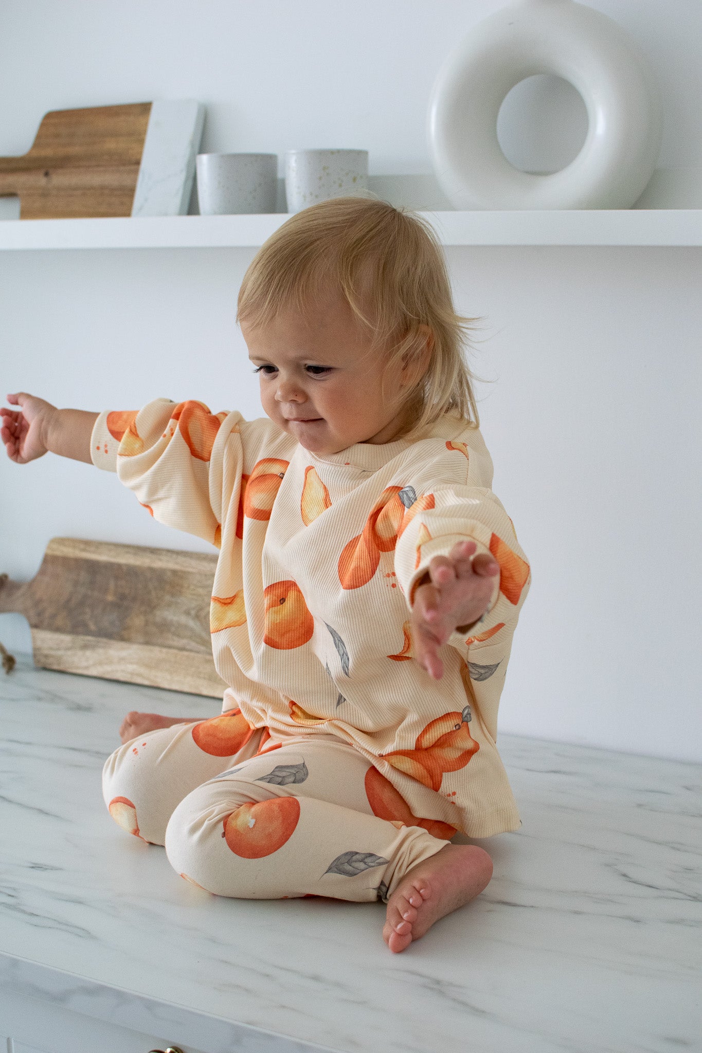 Bluza oversize BRZOSKWINKA