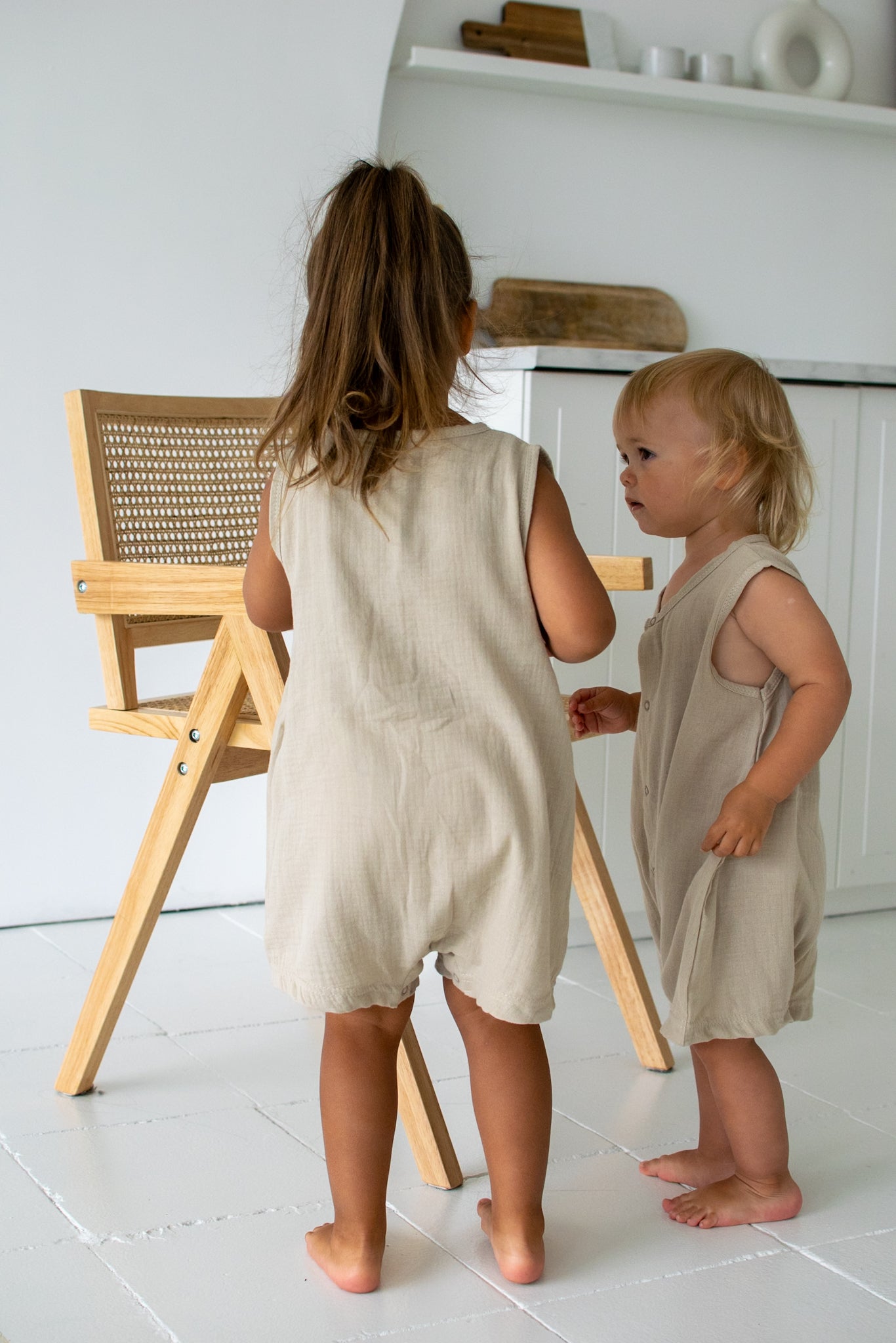 Rompers muślinowy LATTE