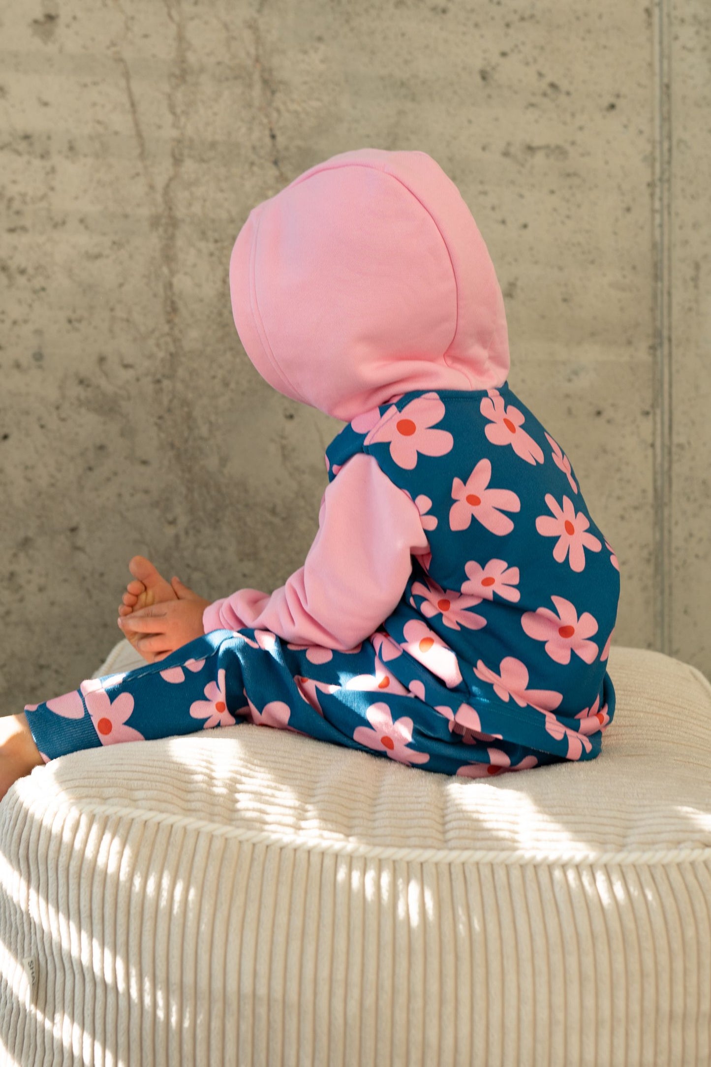 Bluza na zamek FLOWER POWER MIDNIGHT