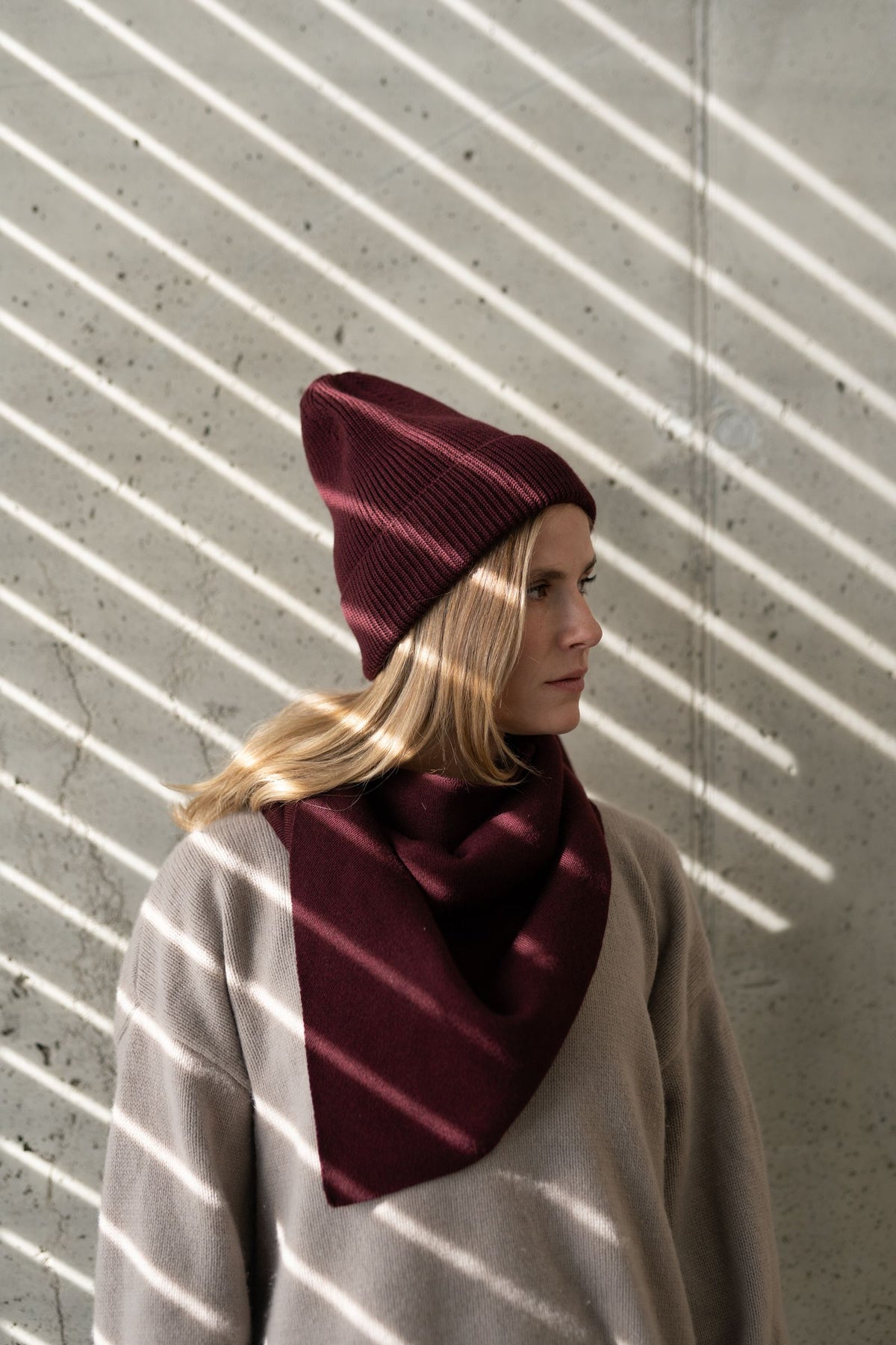 CHUSTA merino MERLOT MAMA