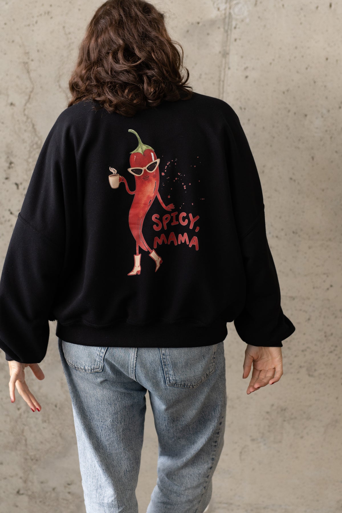 Bluza BLACK SPICY MAMA