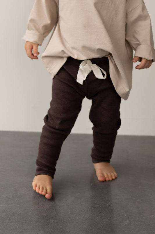 Legginsy czekolada BASIC