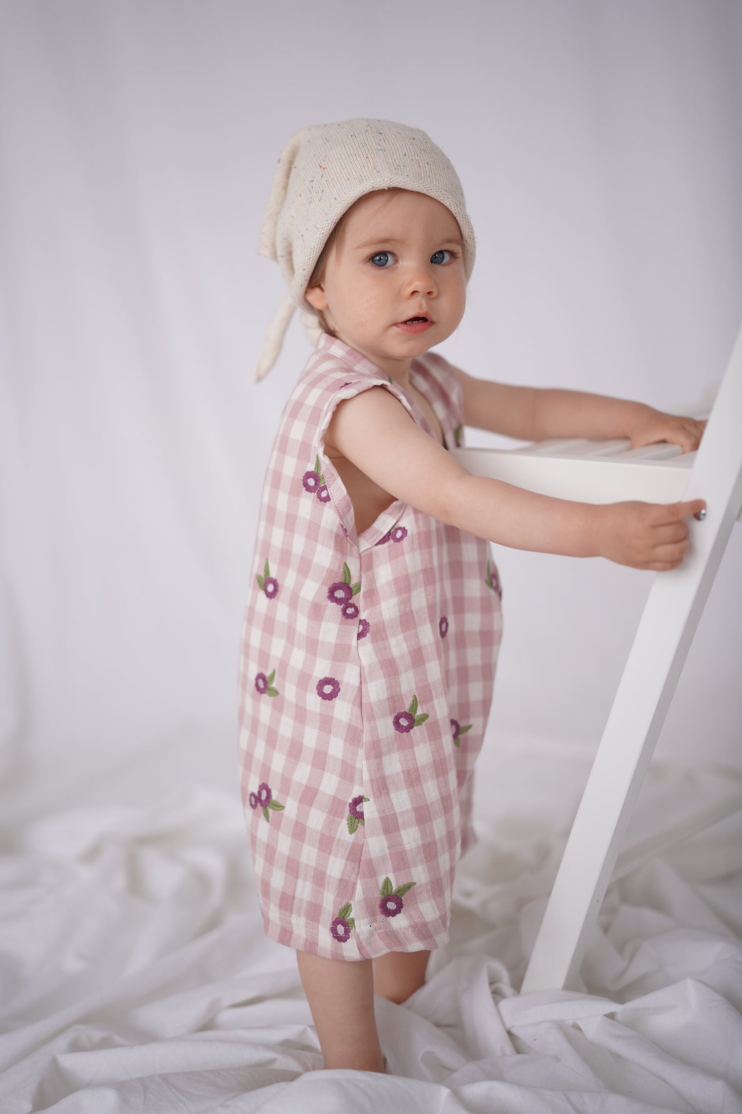 Rompers muślinowy Maison Bloom