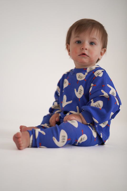 Bluza prążkowana BLUE CHOOK