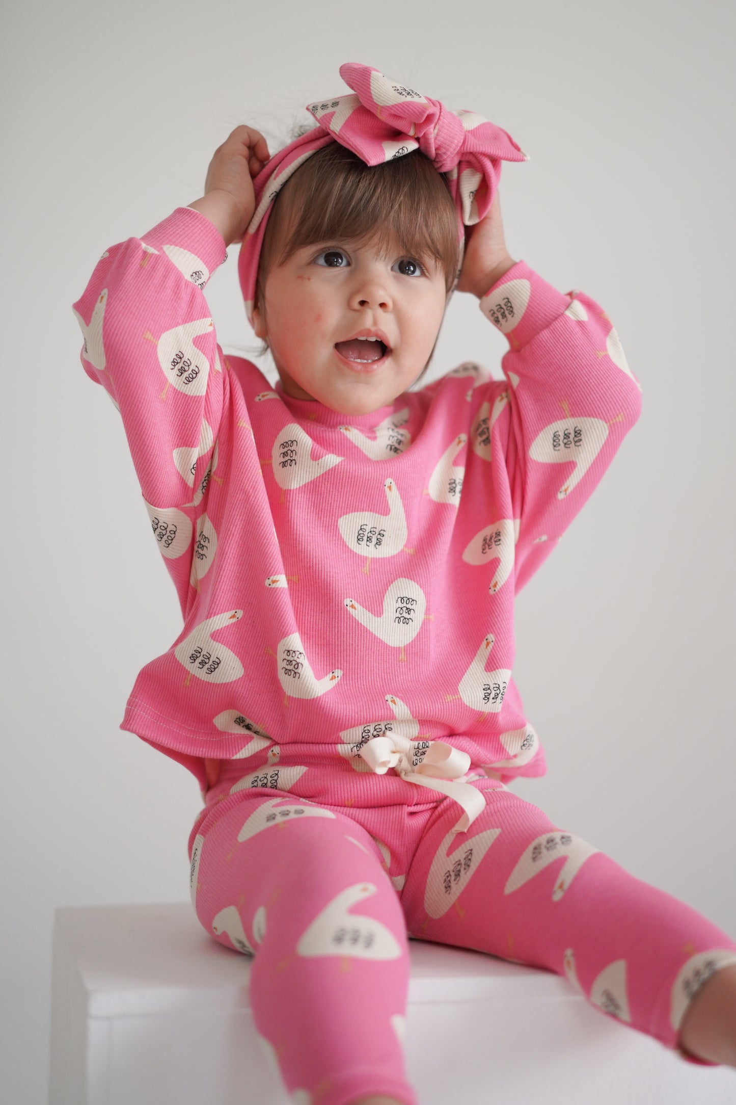 Bluza prążkowana PINK CHOOK