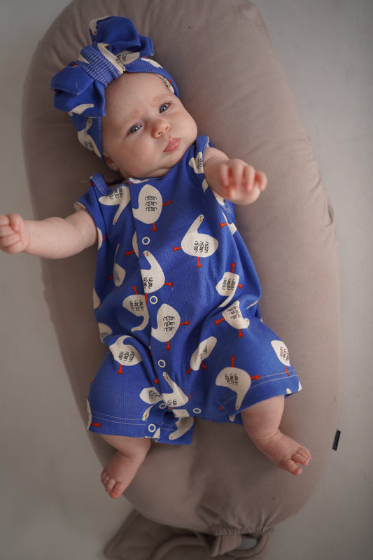 Rompers prążkowany BLUE CHOOK