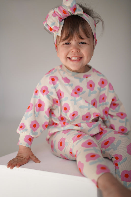Bluza prążkowana MAGENTA