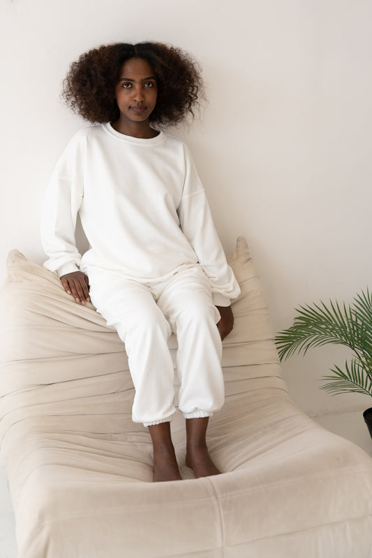 SPODNIE DRESOWE ŚMIETANKOWE