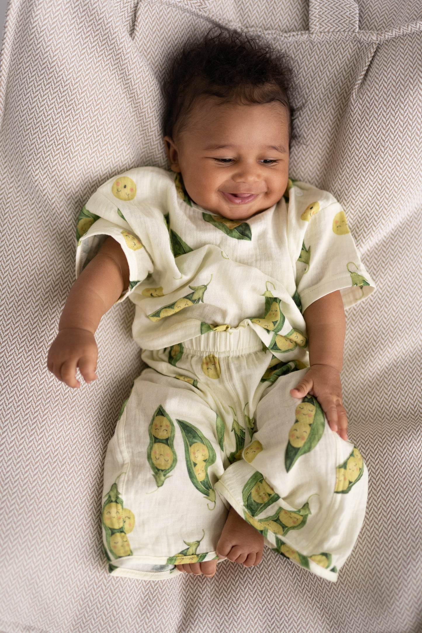 T-shirt muślinowy PEAS