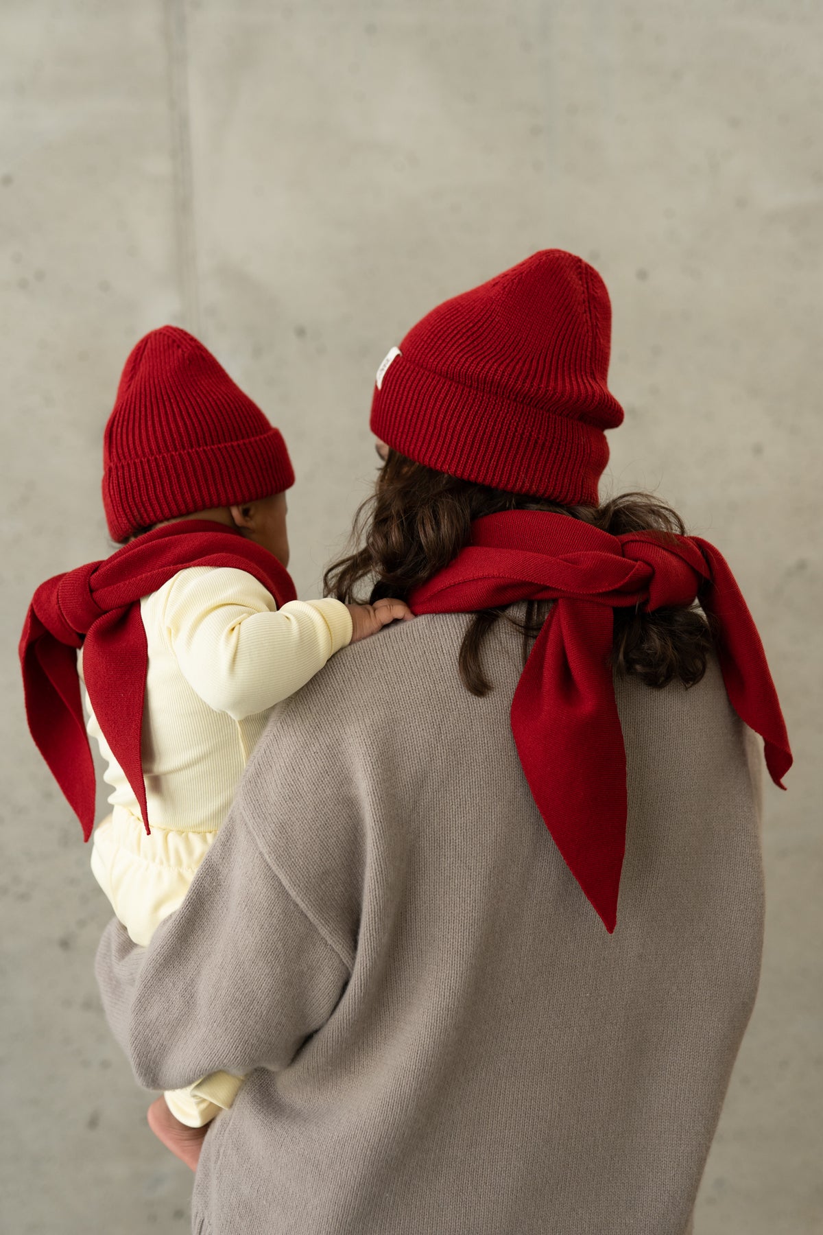 Czapka merino CHERRY MAMA