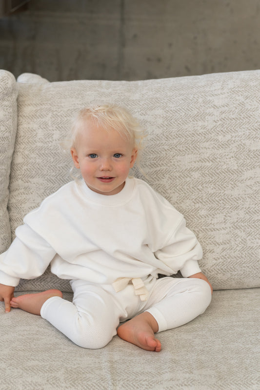 Bluza oversize ŚMIETANKOWA