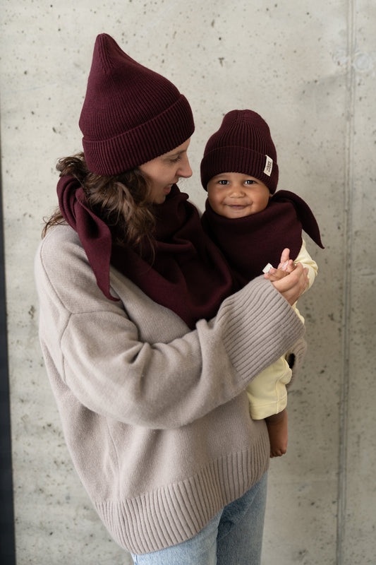 CHUSTA merino MERLOT MAMA