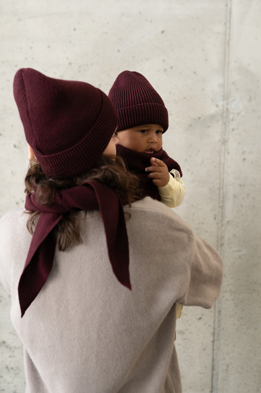 CHUSTA merino MERLOT MAMA