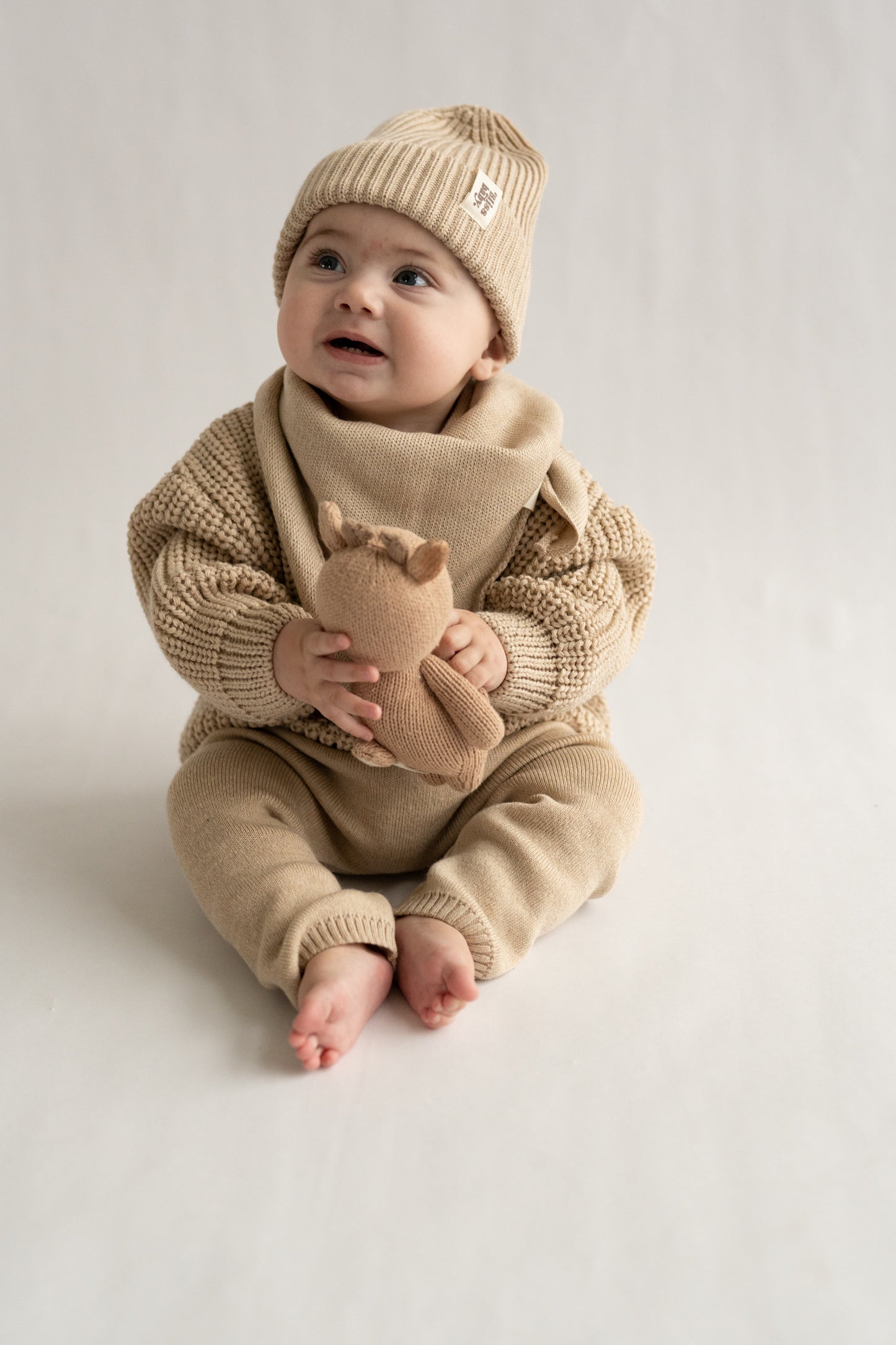 BEIGE Merinopullover