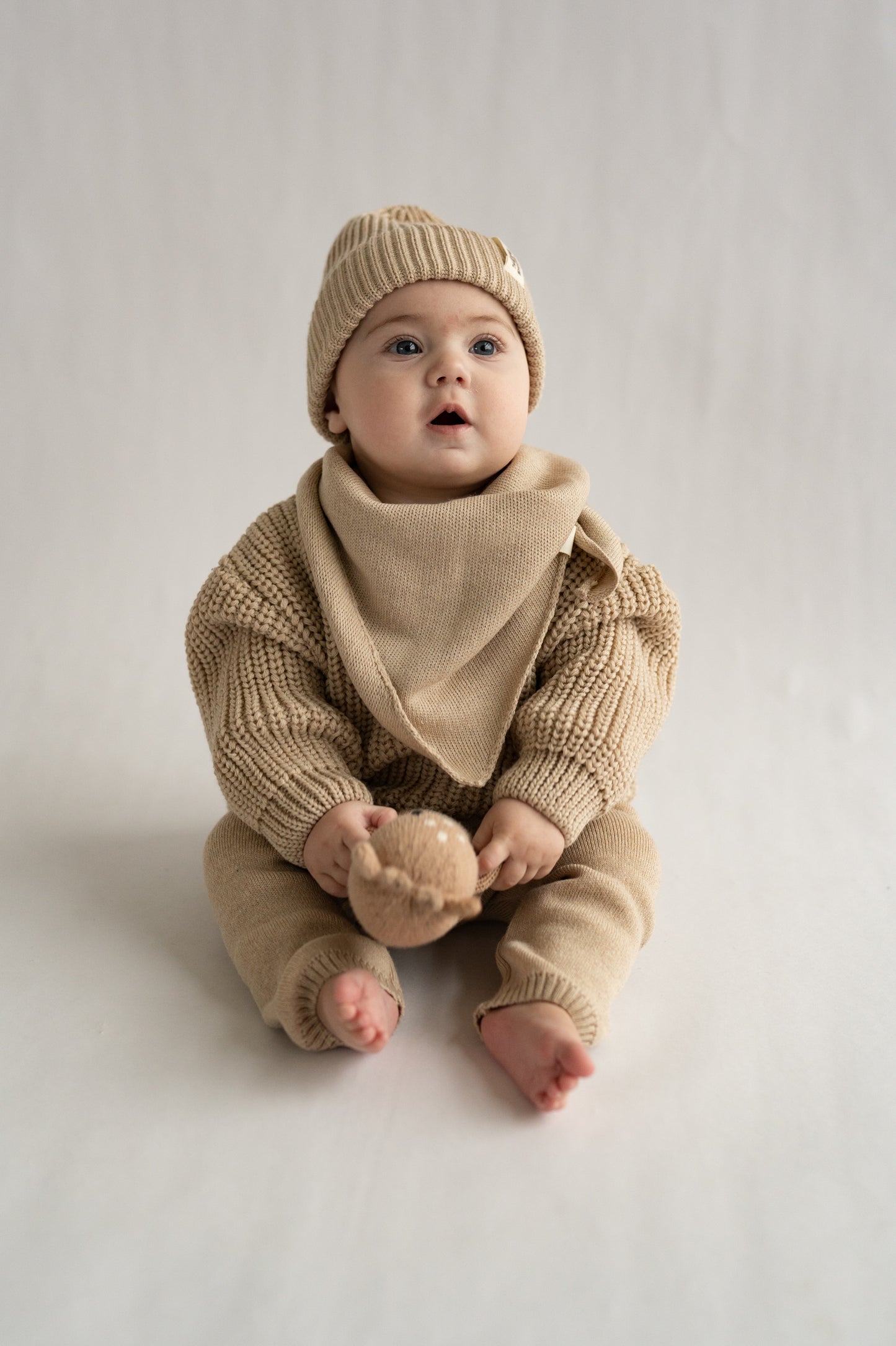 BEIGE Merinopullover