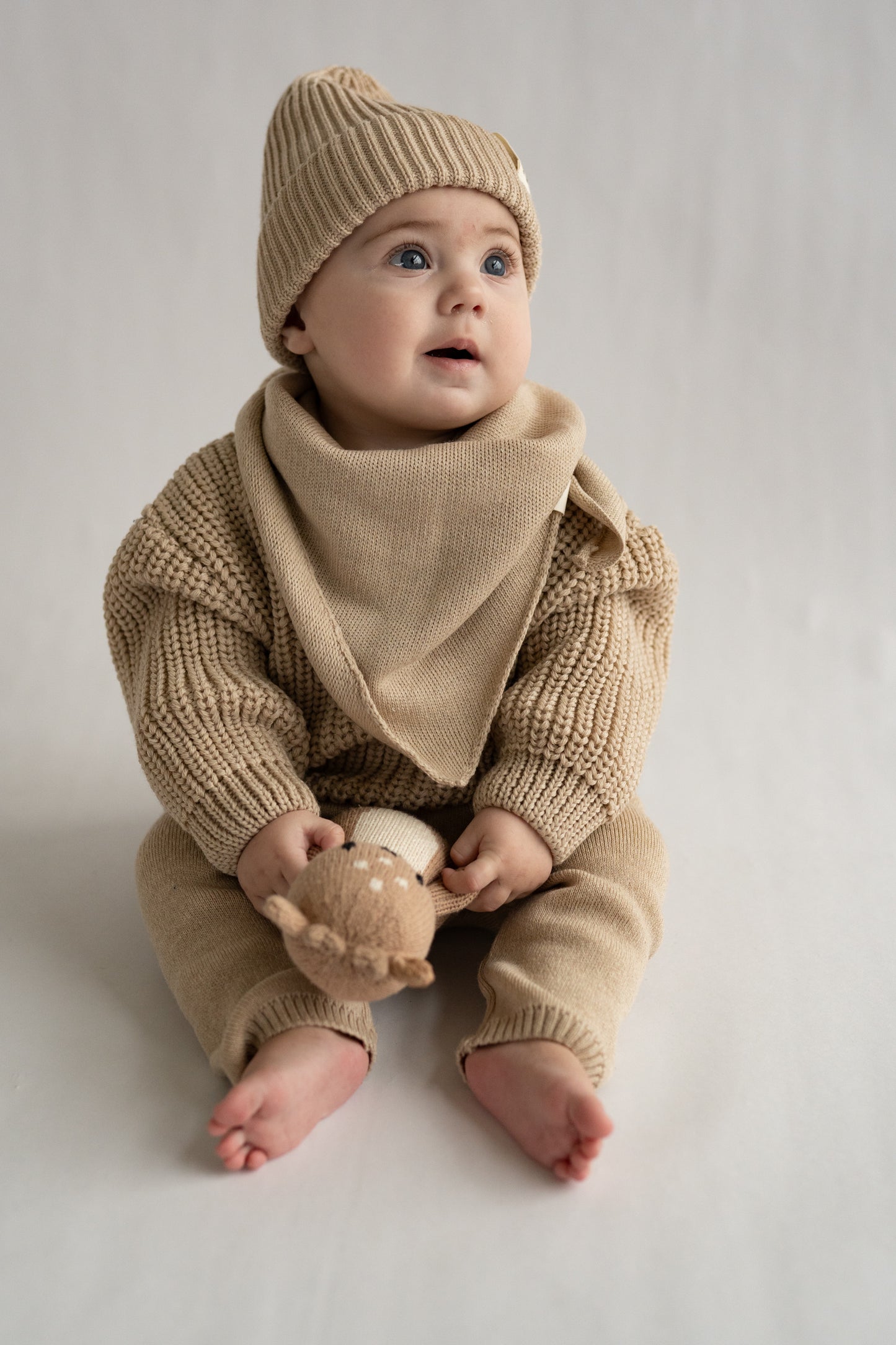 BEIGE Merinopullover