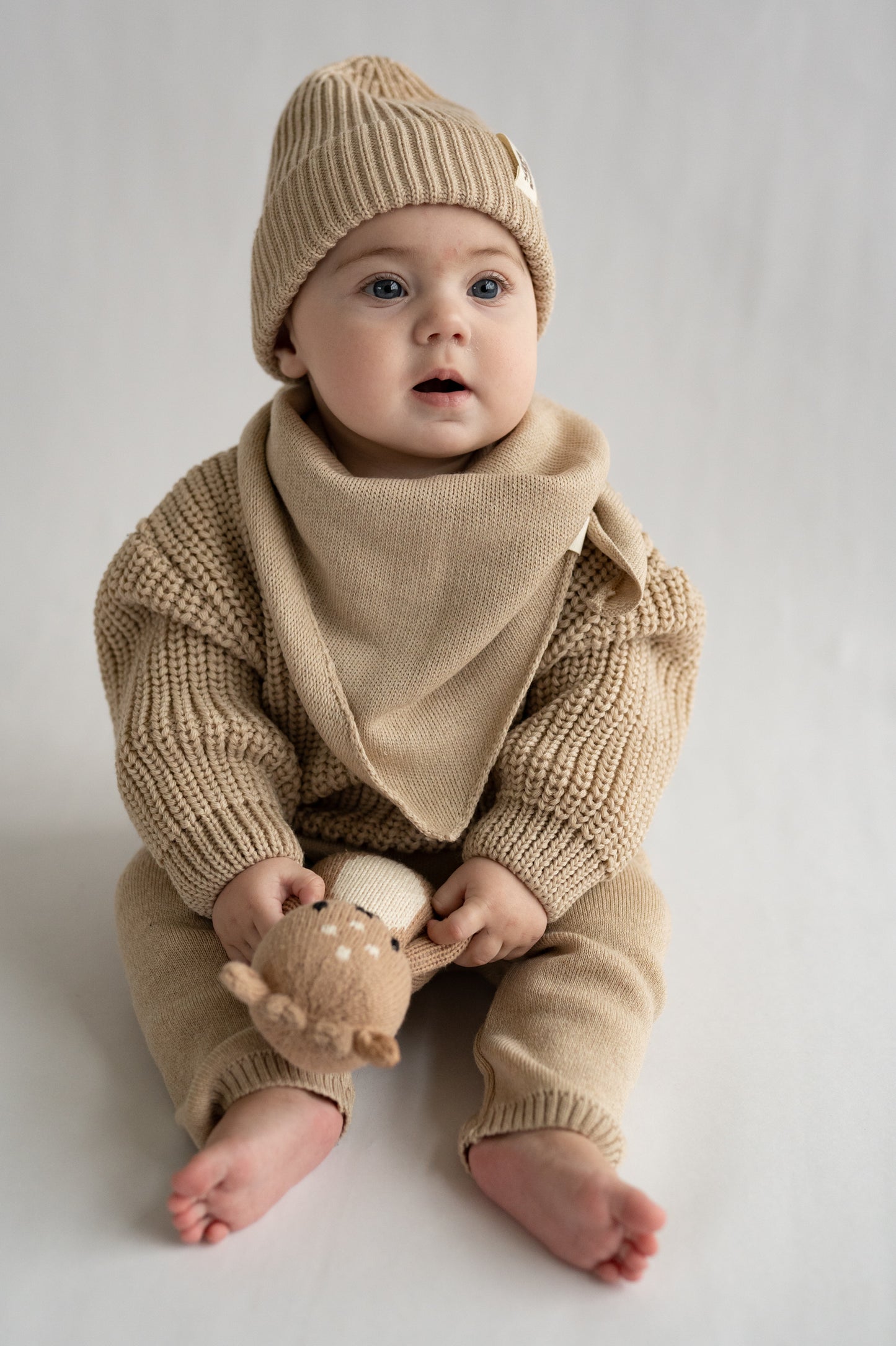 BEIGE Merinopullover