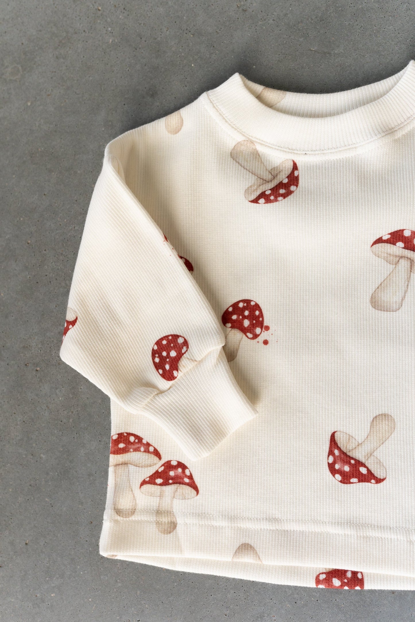 Bluza prążkowana oversize GRZYBKI