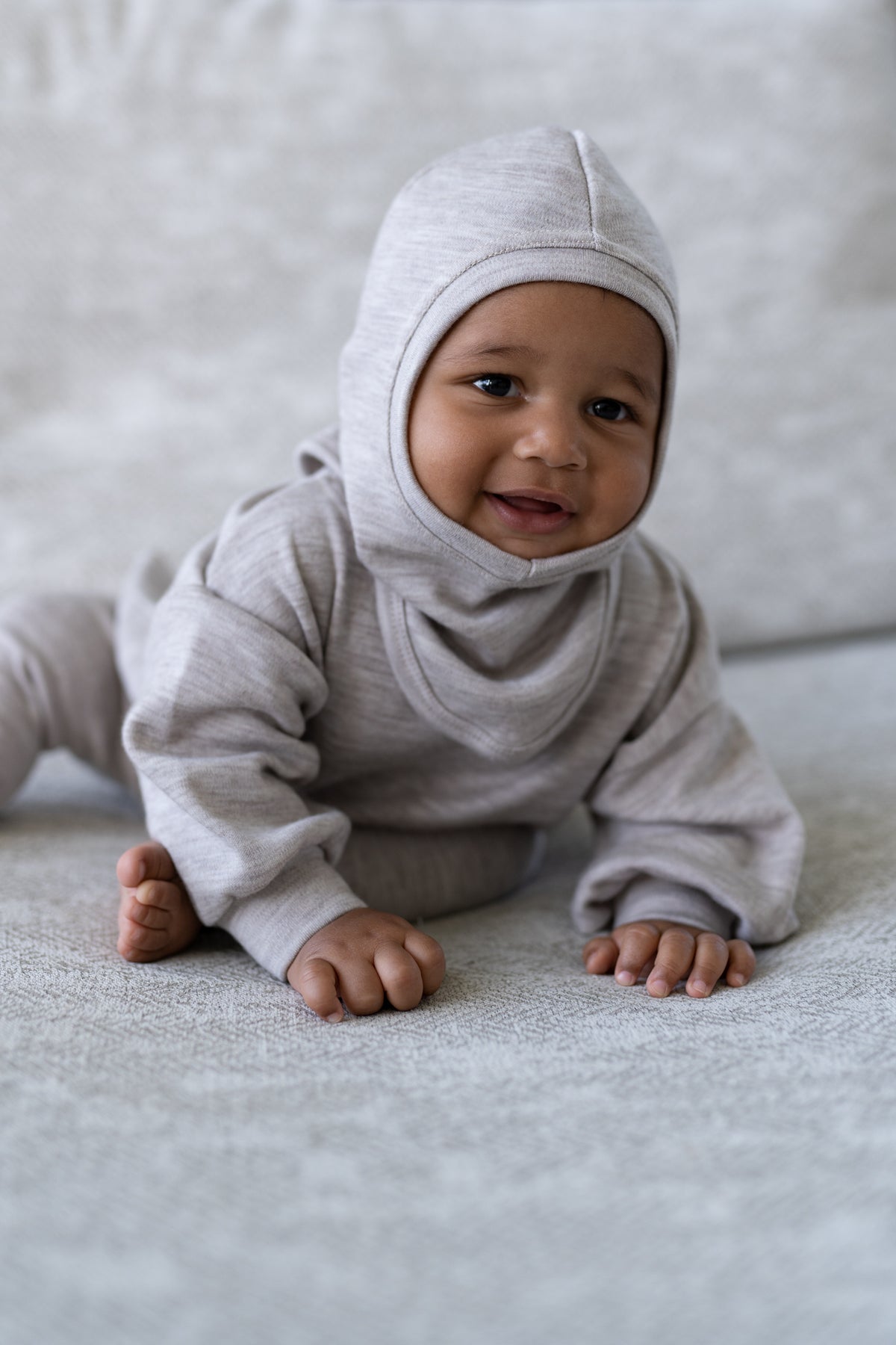 Kominiarka merino GREY