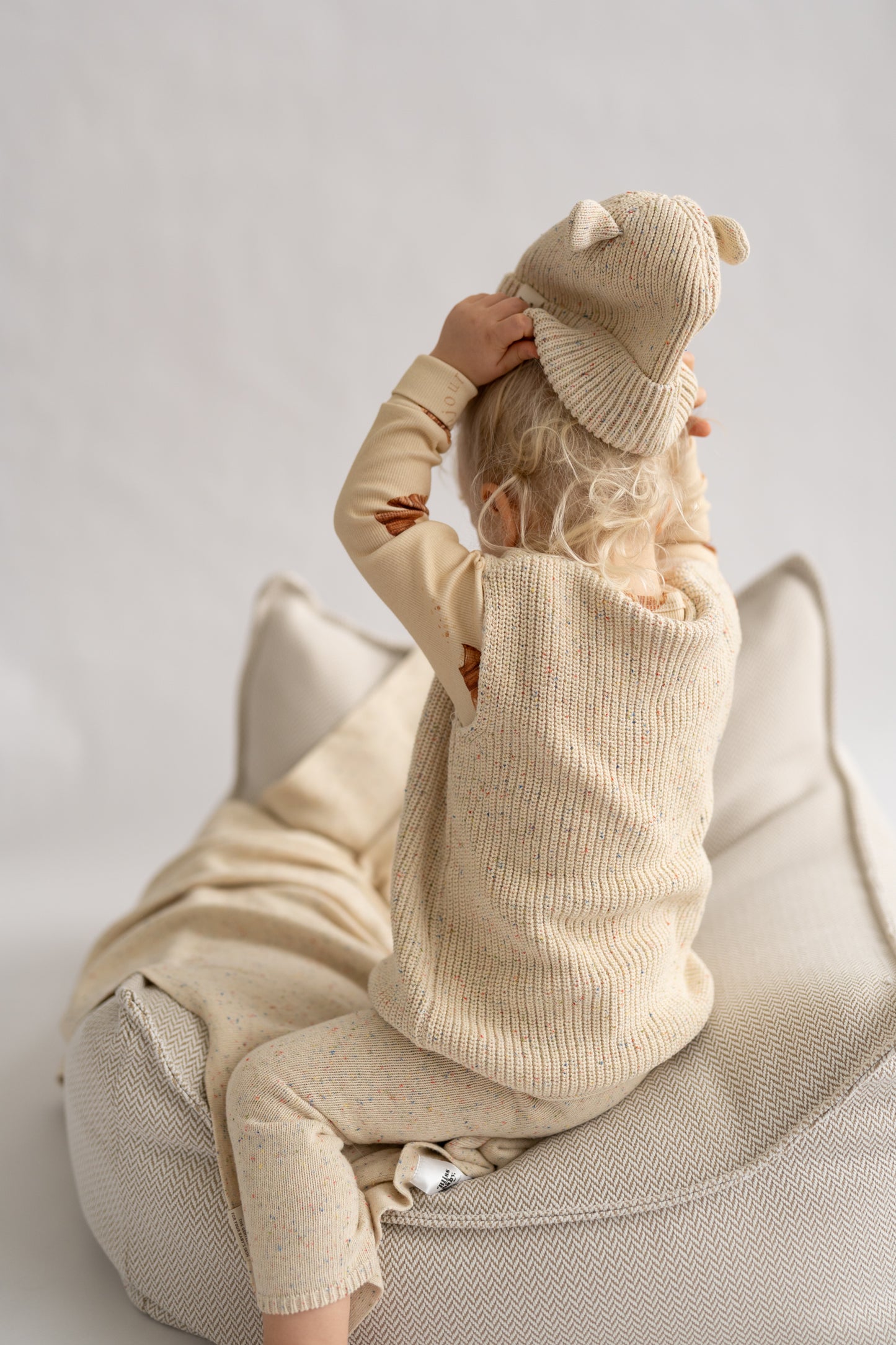 Czapka bawełniana CANDY DOTS