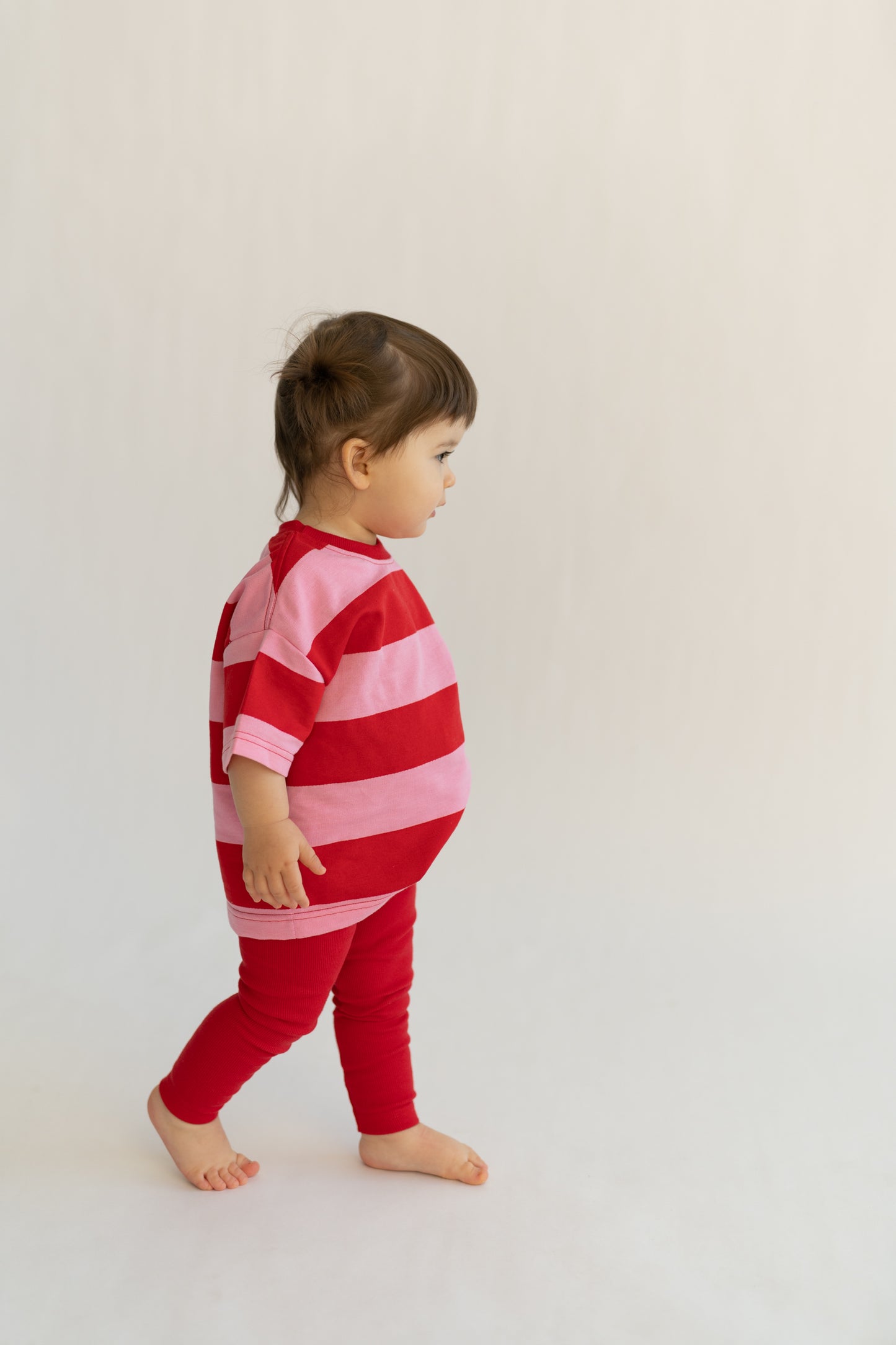 T-shirt BERRY STRIPES