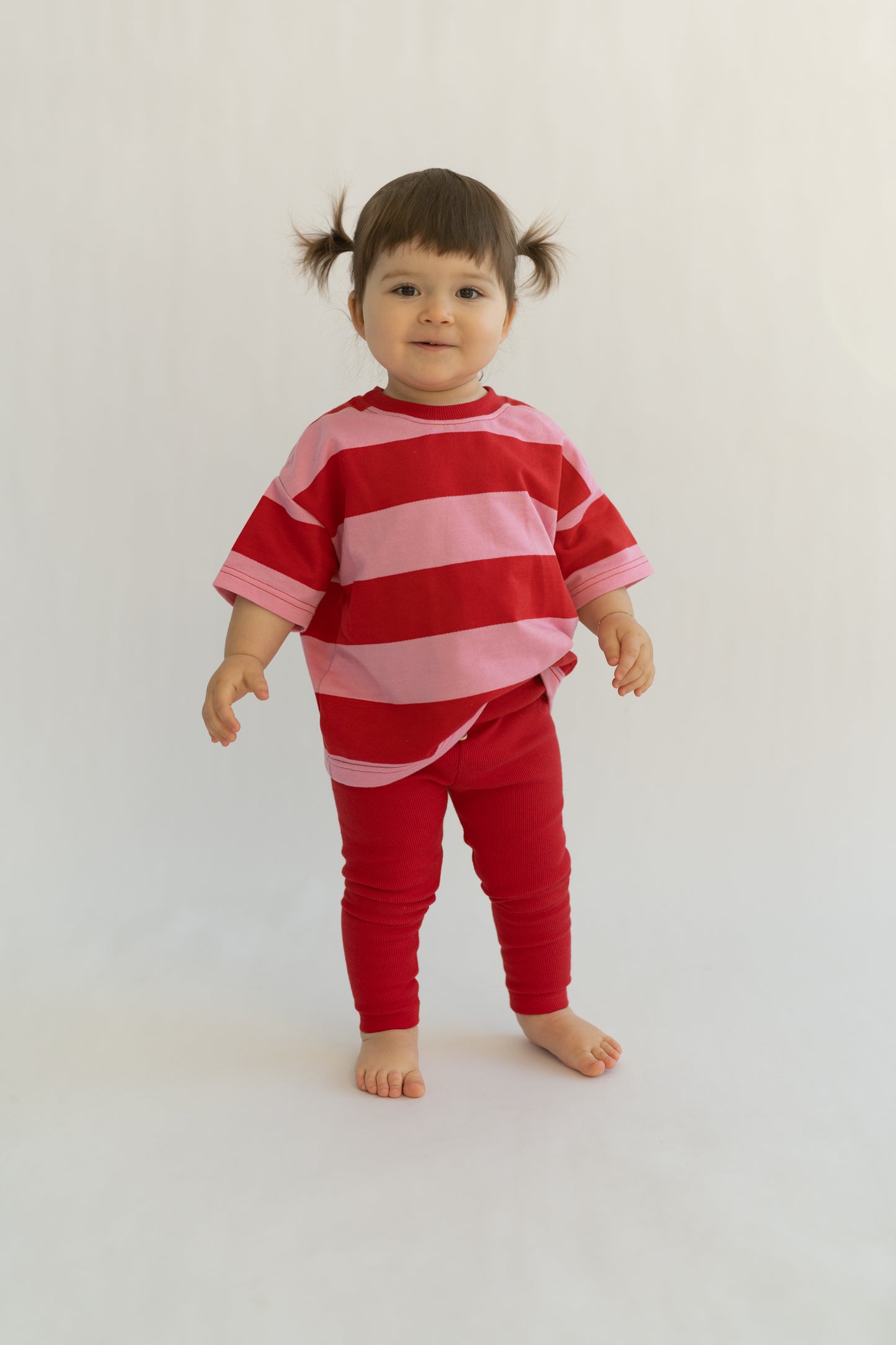 T-shirt BERRY STRIPES