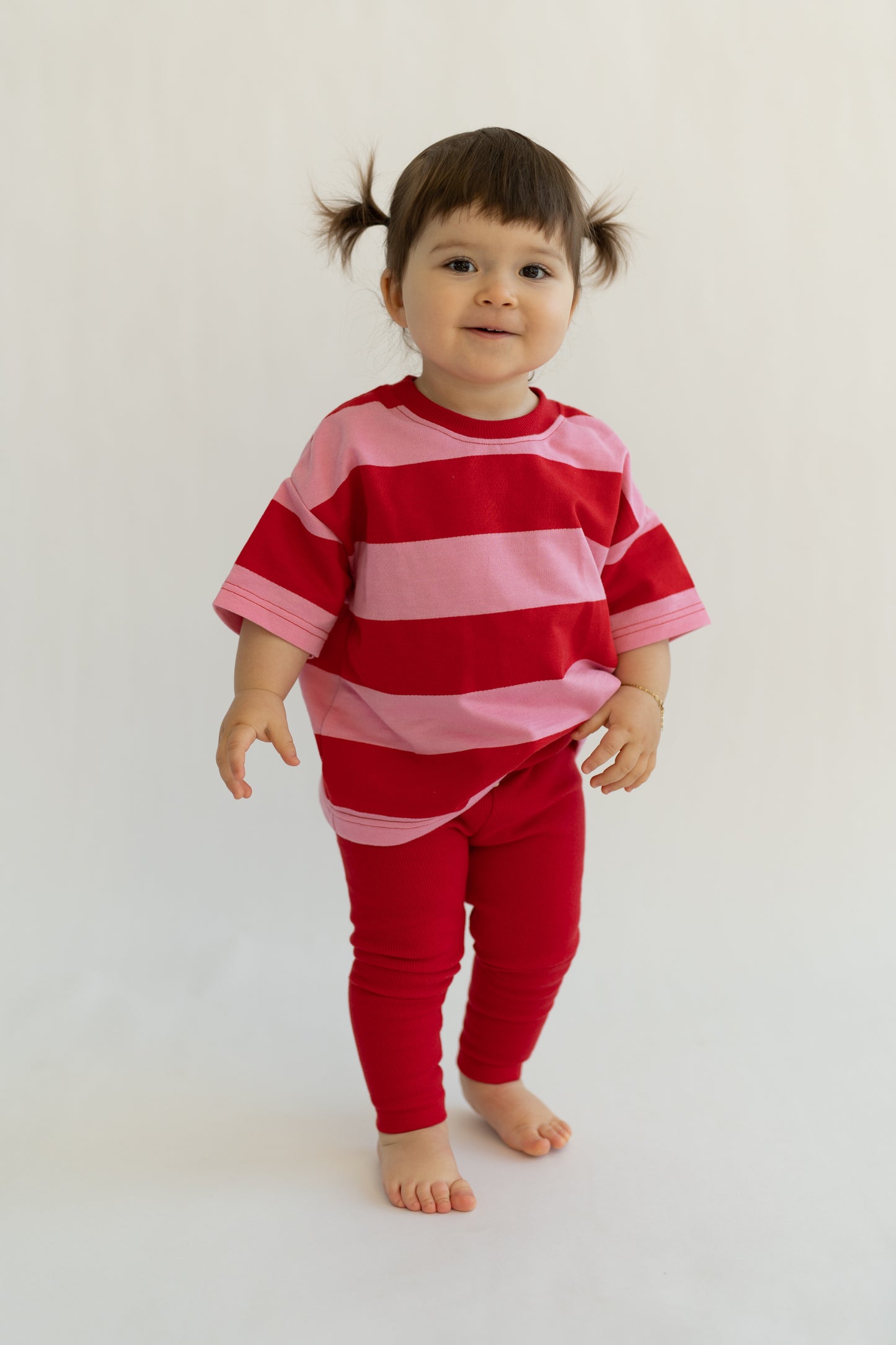 T-shirt BERRY STRIPES
