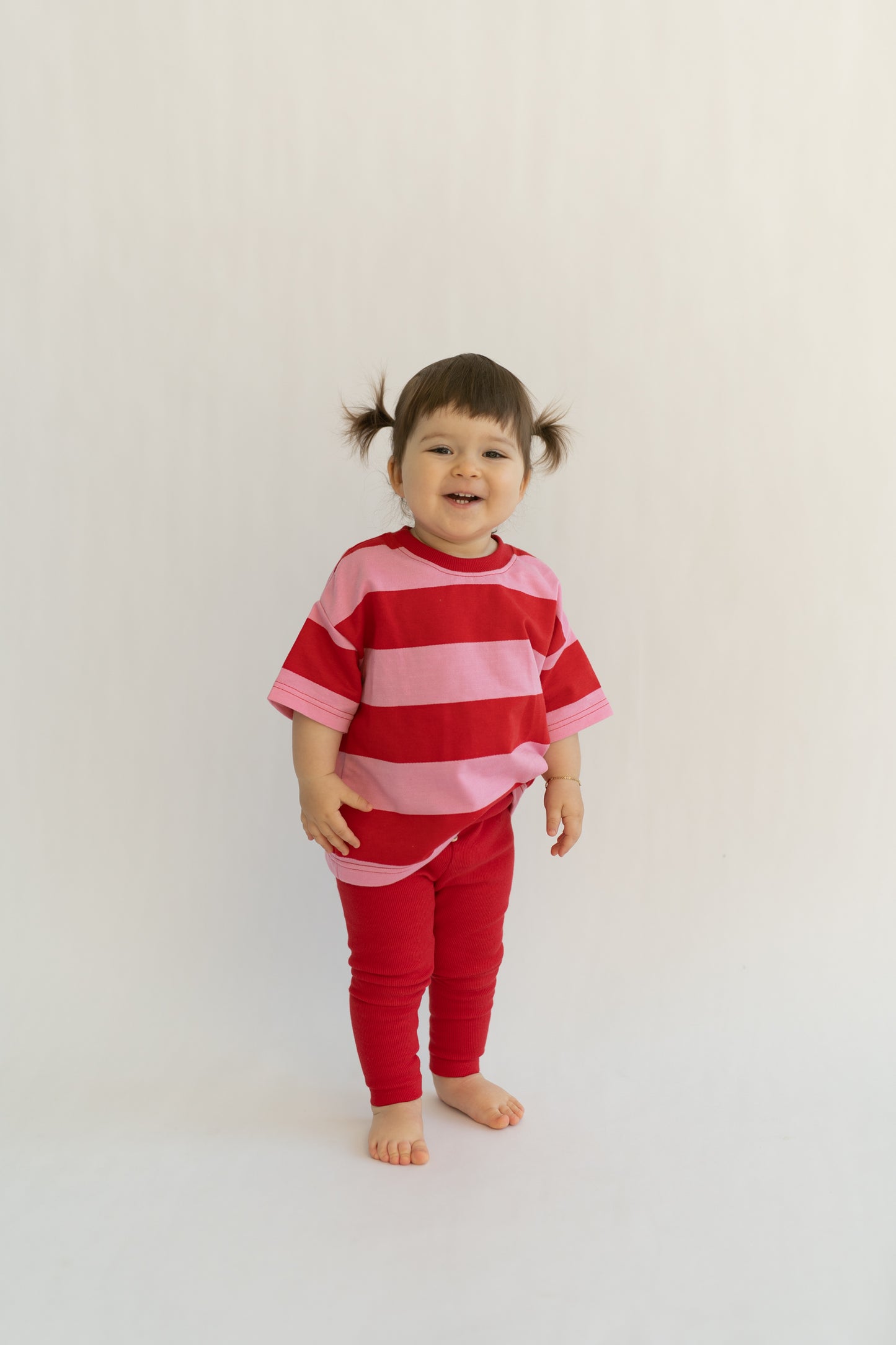 T-shirt BERRY STRIPES