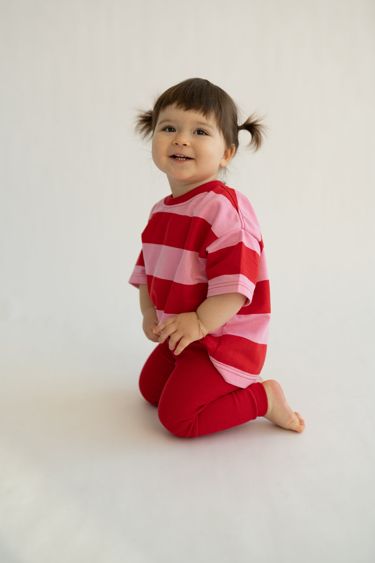 T-shirt BERRY STRIPES