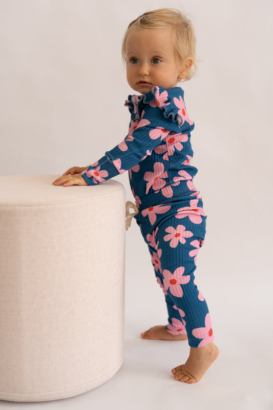 Legginsy FLOWER POWER MIDNIGHT