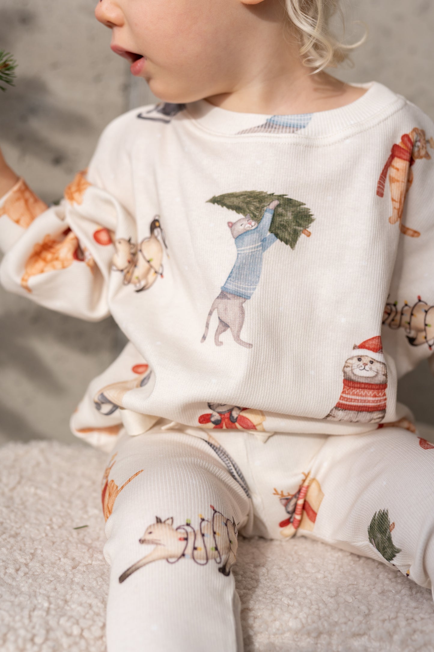 Legginsy ZIMOWE KOTY