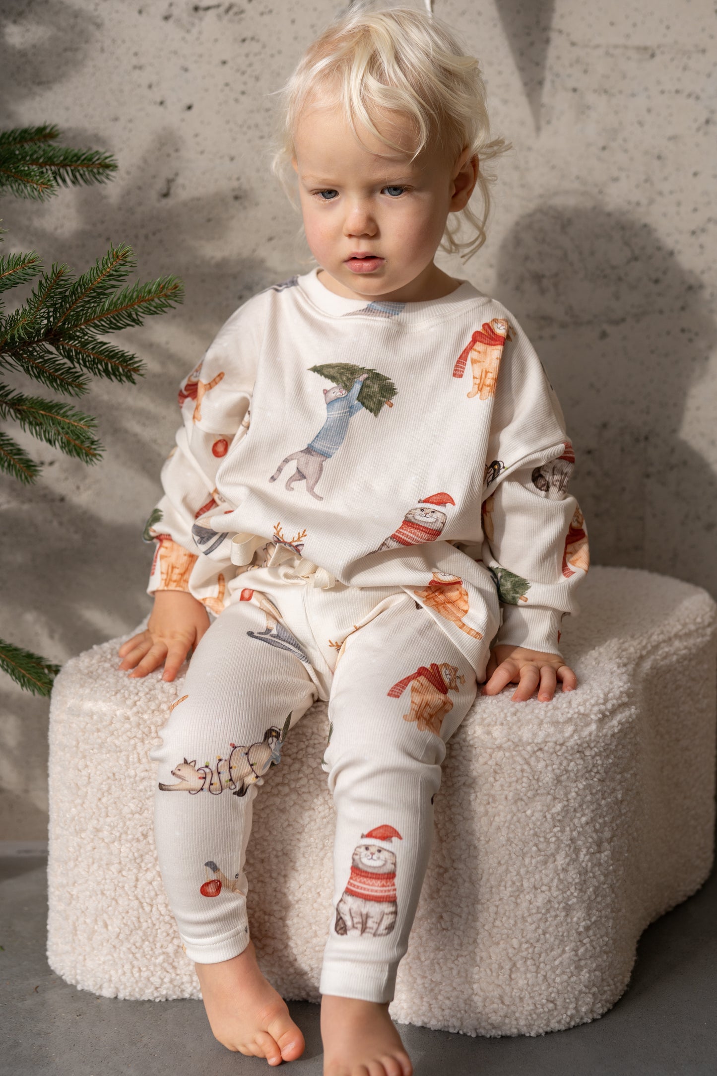 Legginsy ZIMOWE KOTY