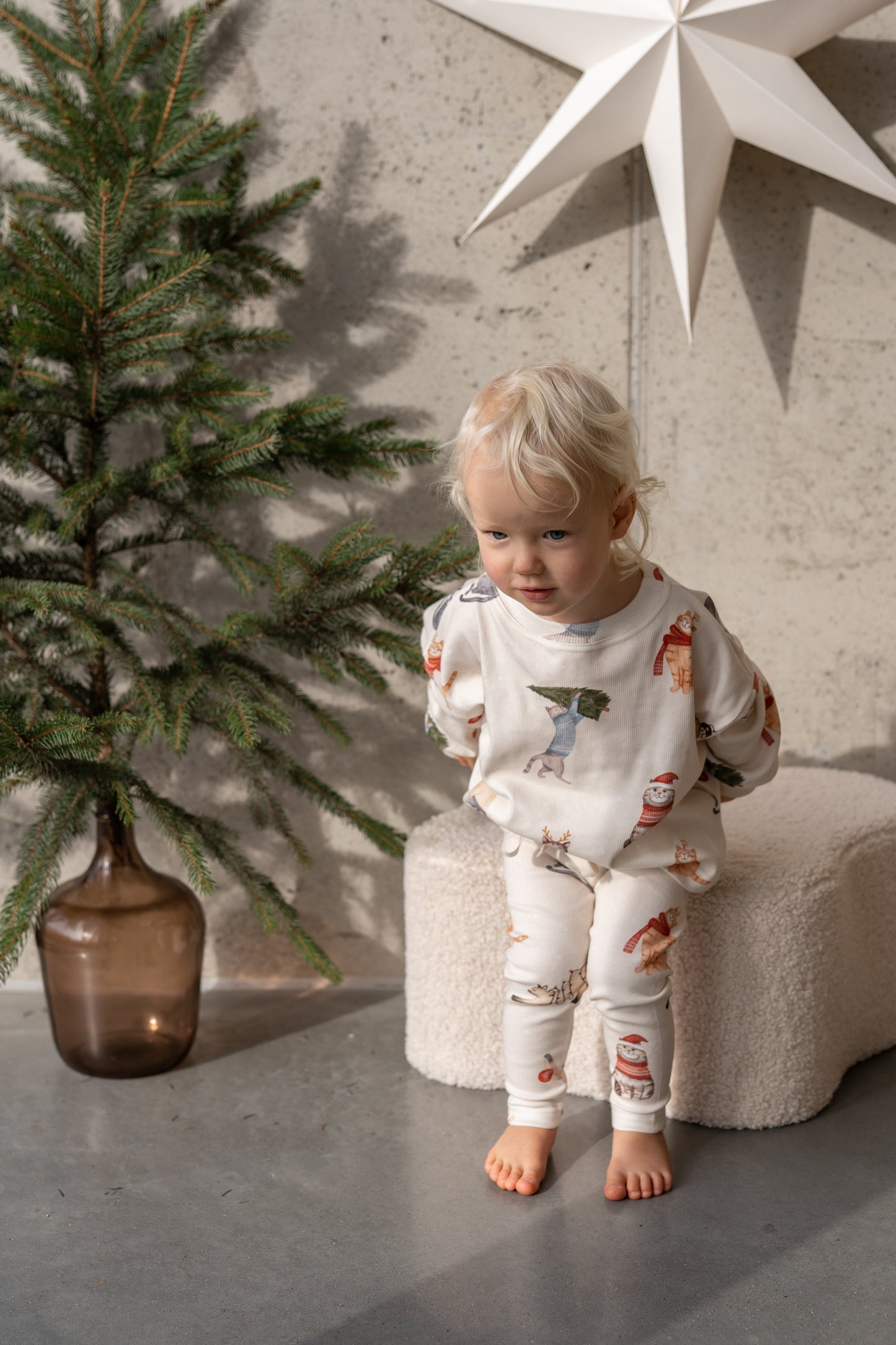 Legginsy ZIMOWE KOTY