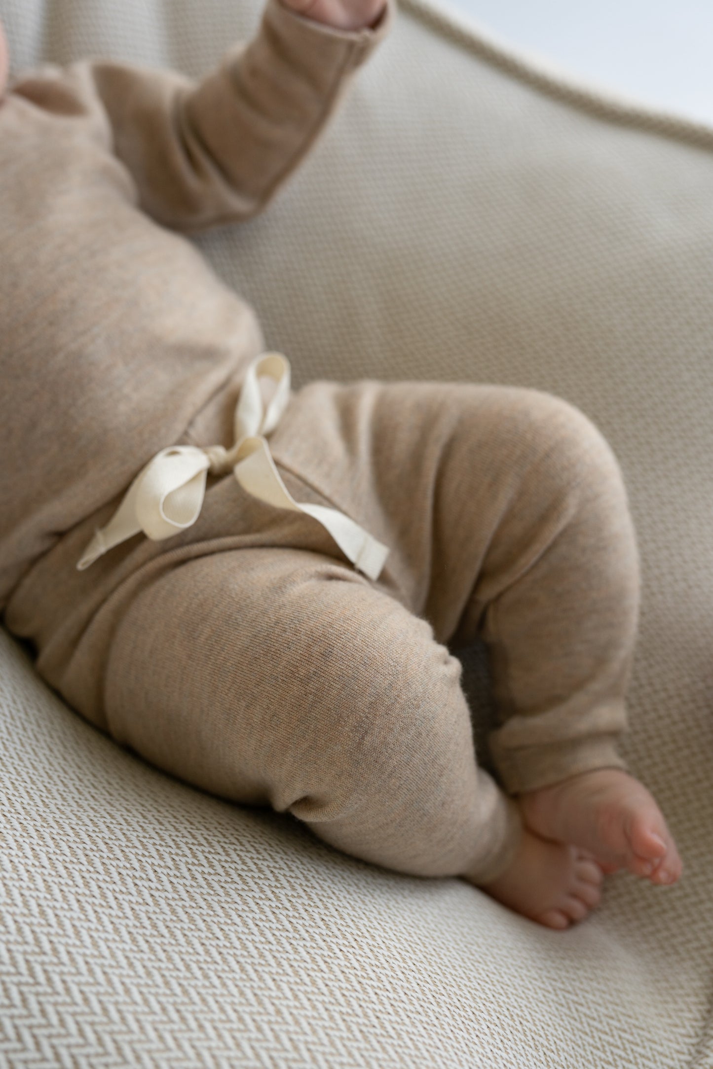 Legginsy merino ALMOND