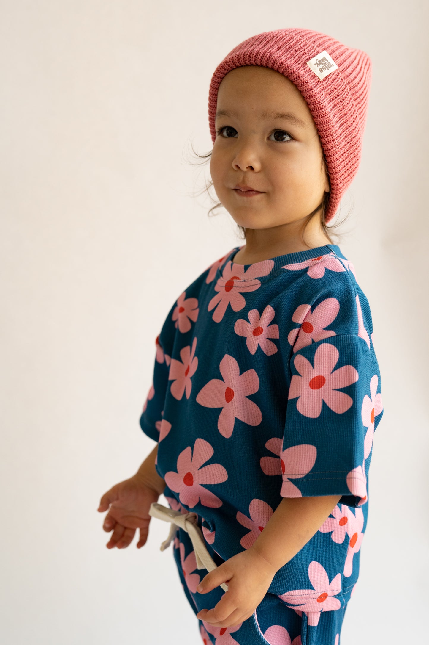 T-shirt oversize FLOWER POWER MIDNIGHT
