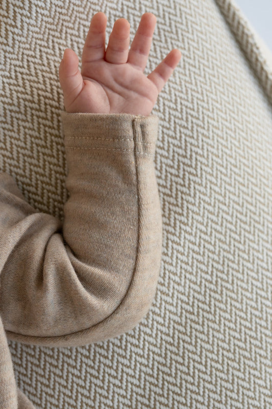 Body merino ALMOND