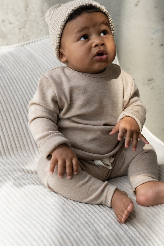 Bluzka merino ALMOND