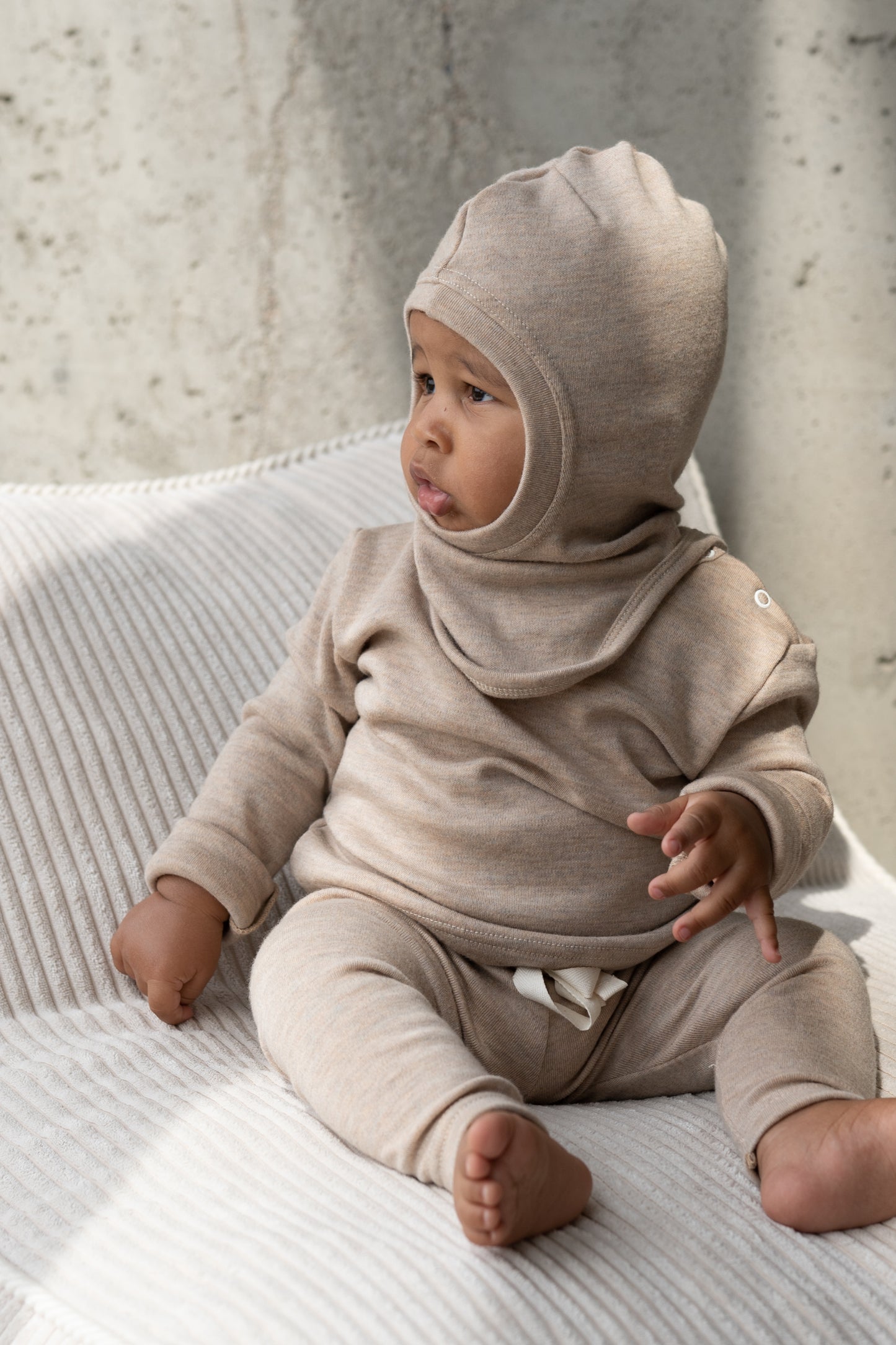 Legginsy merino ALMOND
