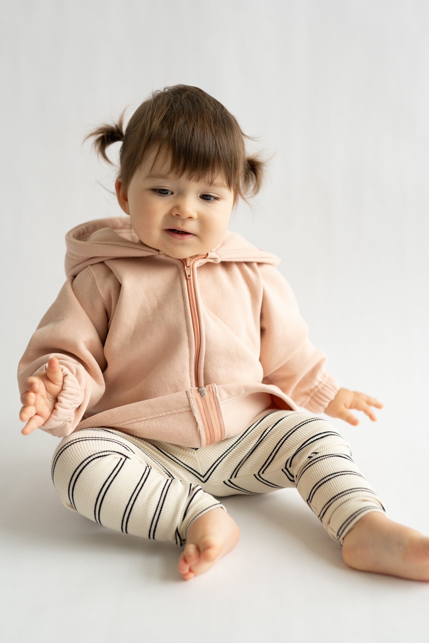 Bluza na zamek BRZOSKWINKA