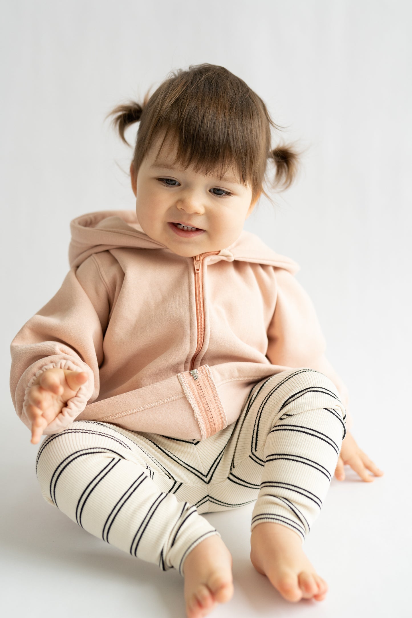 Bluza na zamek BRZOSKWINKA