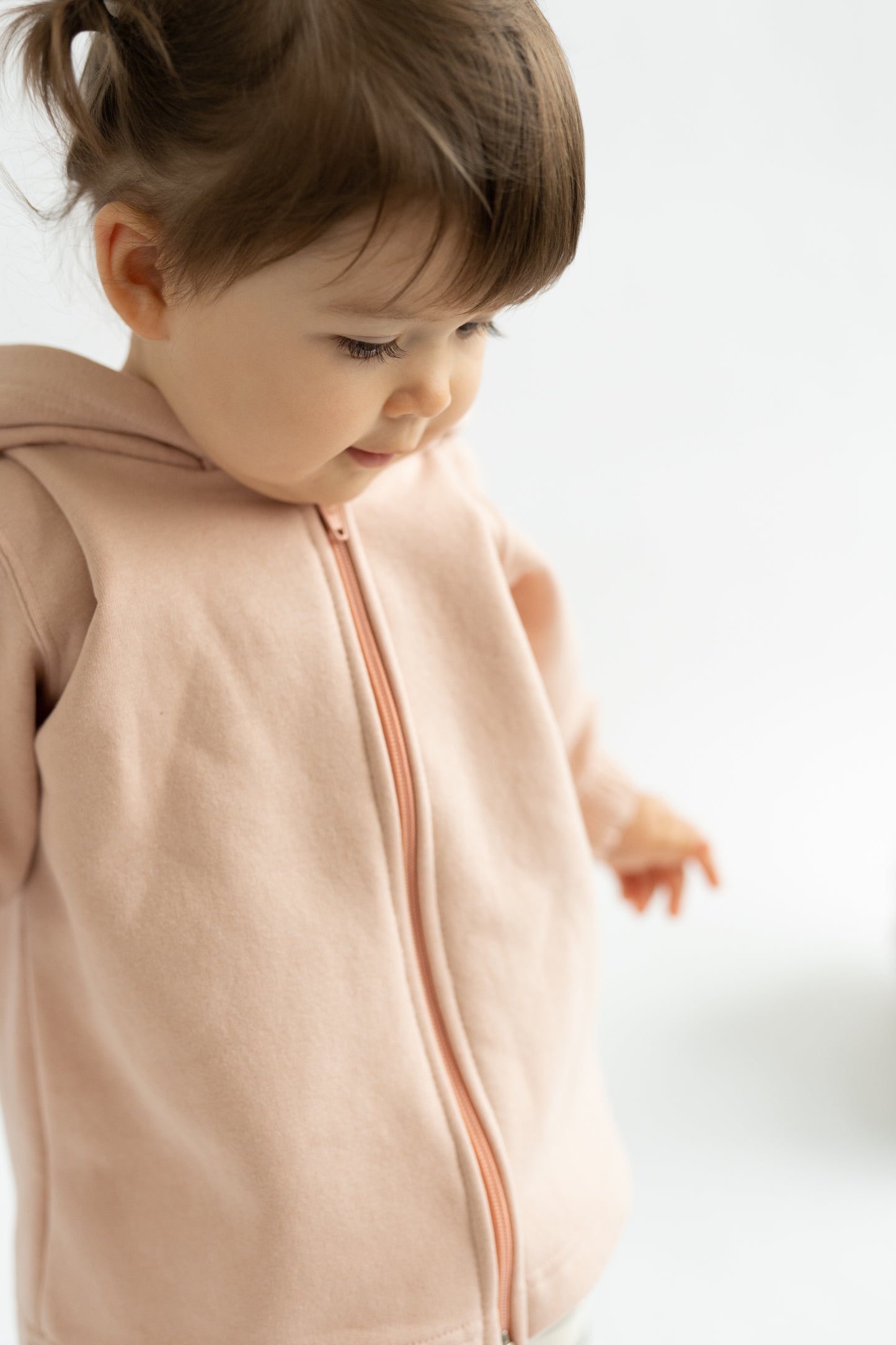 Bluza na zamek BRZOSKWINKA