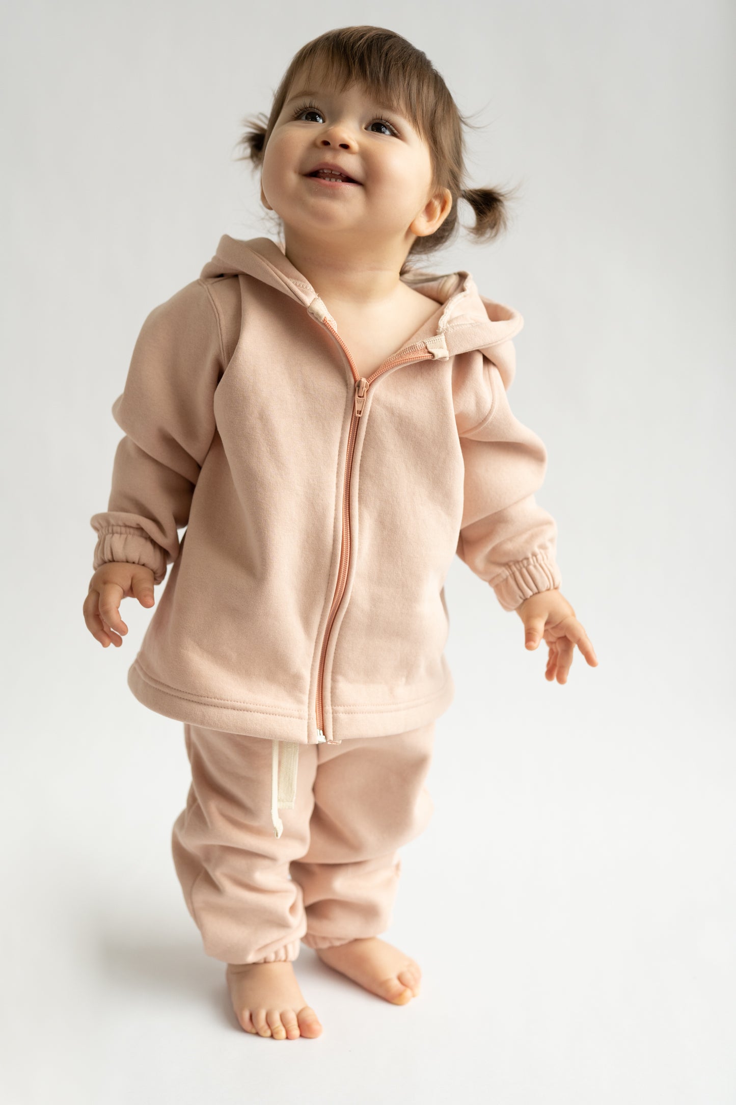 Bluza na zamek BRZOSKWINKA