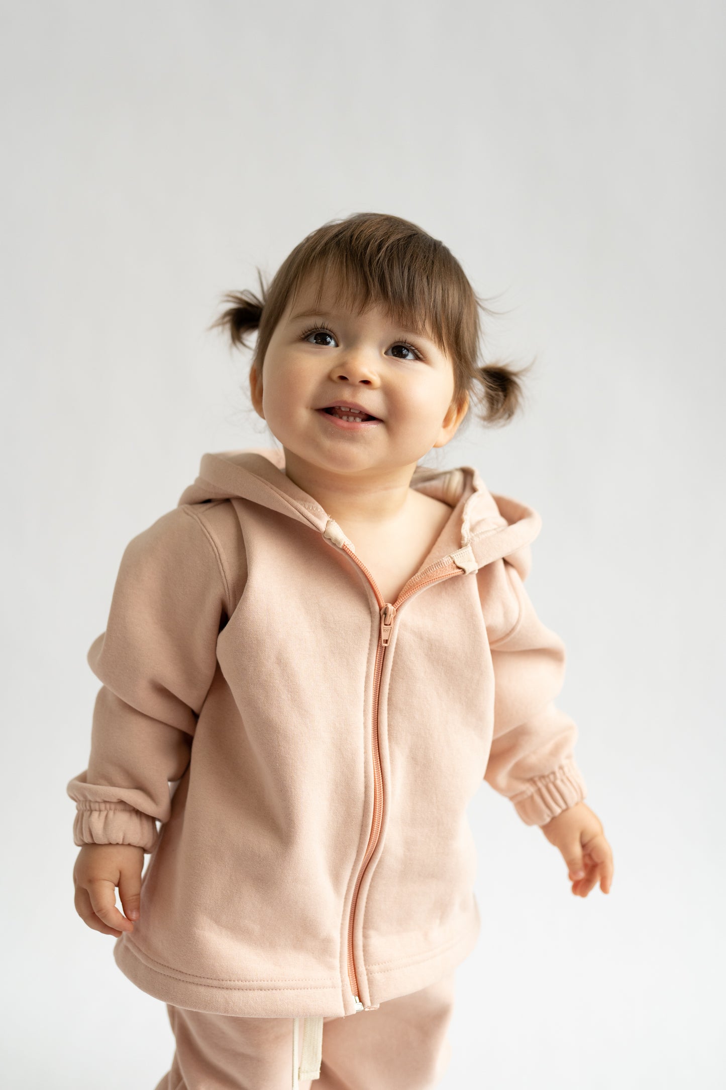 Bluza na zamek BRZOSKWINKA