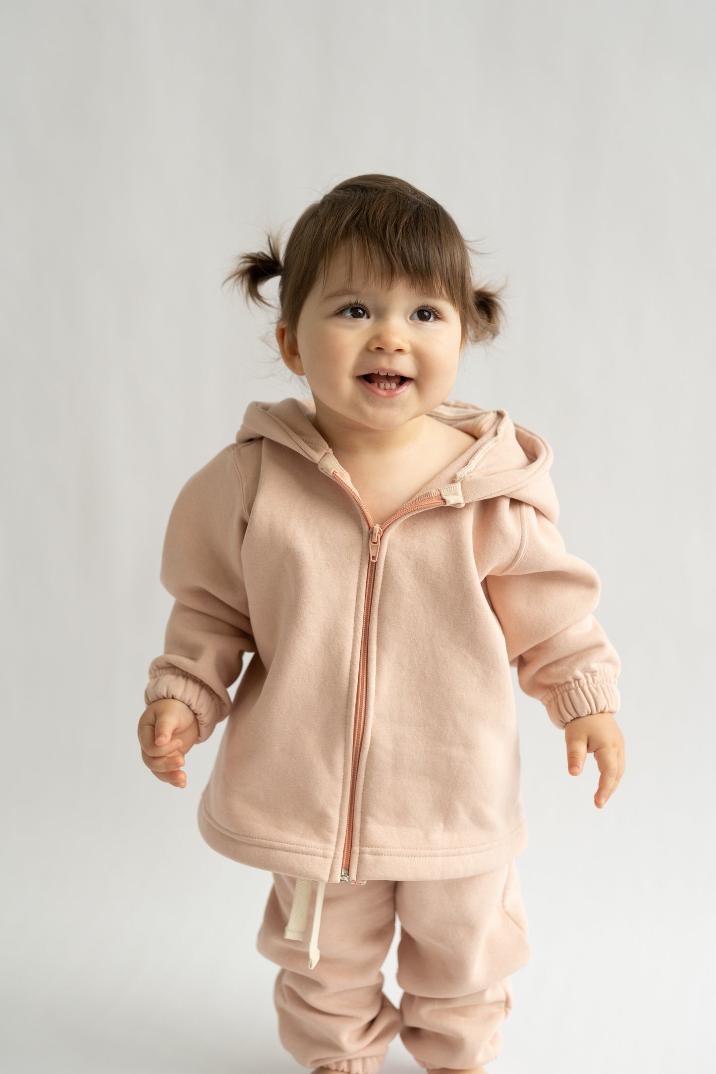 Bluza na zamek BRZOSKWINKA