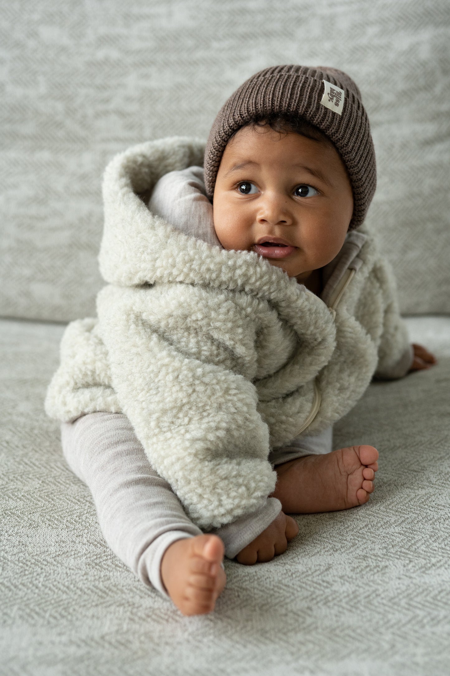 Kurtka merino GREY z dodatkową podszewką