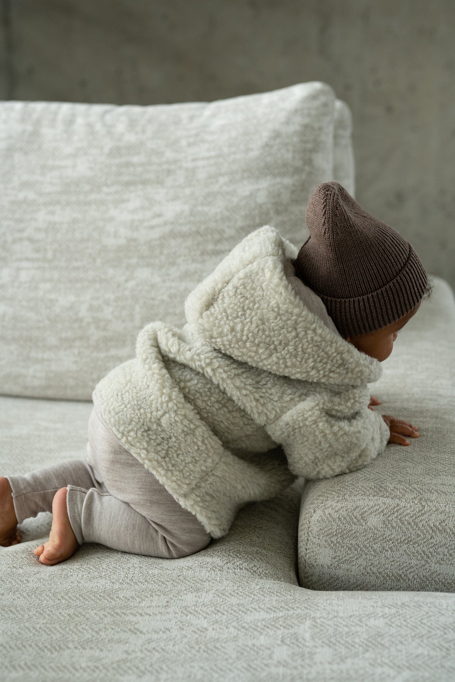 Kurtka merino GREY z dodatkową podszewką