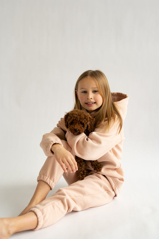 Bluza z kapturem BRZOSKWINKA