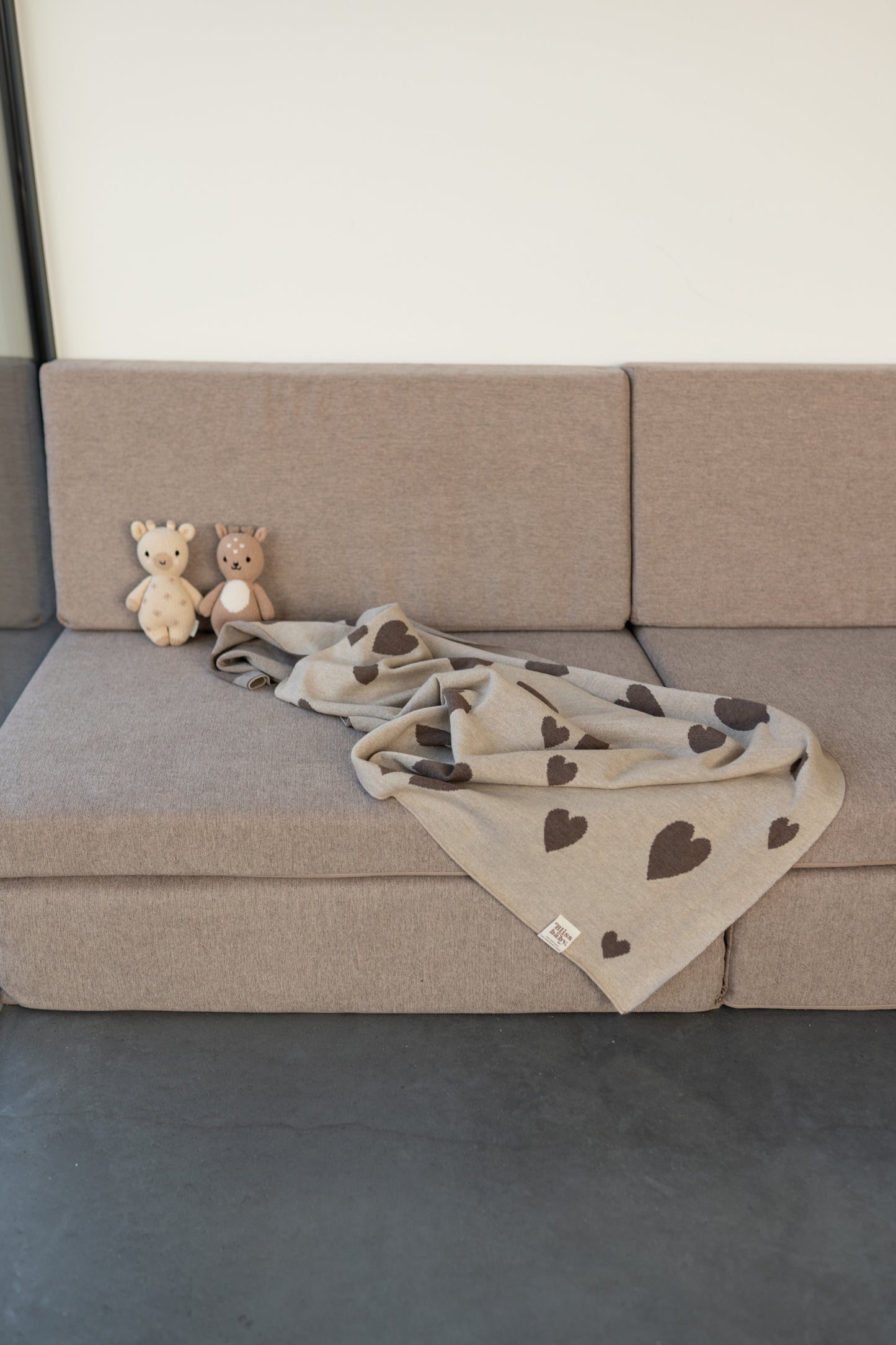 Kuscheldecke aus 100 % Merinowolle, weich, 90 x 120 cm